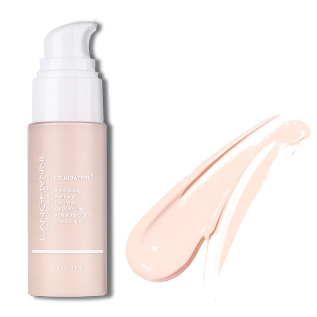 High Light Face Liquid Foundation Makeup Full Coverage Concealer Whiten 30Ml, Concealer Foundation