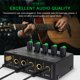 thumbnail image 5 of Mezclador Audio Pequeño Línea Estéreo Ruido Ultrabajo 4 Canales para Submezcla, 5 of 9
