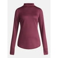 thumbnail image 5 of ClimateRight by Cuddl Duds Women's Thermal Guard Base Layer Mock Neck Top, Sizes XS to 4X, 5 of 5