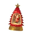 thumbnail image 4 of Bola de nieve iluminada de Navidad, luz de noche de Navidad, bola de nieve iluminada de Navidad para fiestas festivas en el dormitorio al aire libre Mochila roja, 4 of 8