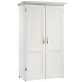 thumbnail image 1 of Pemberly Row Modern Engineered Wood Multi-Purpose Storage Craft Armoire in White, 1 of 24