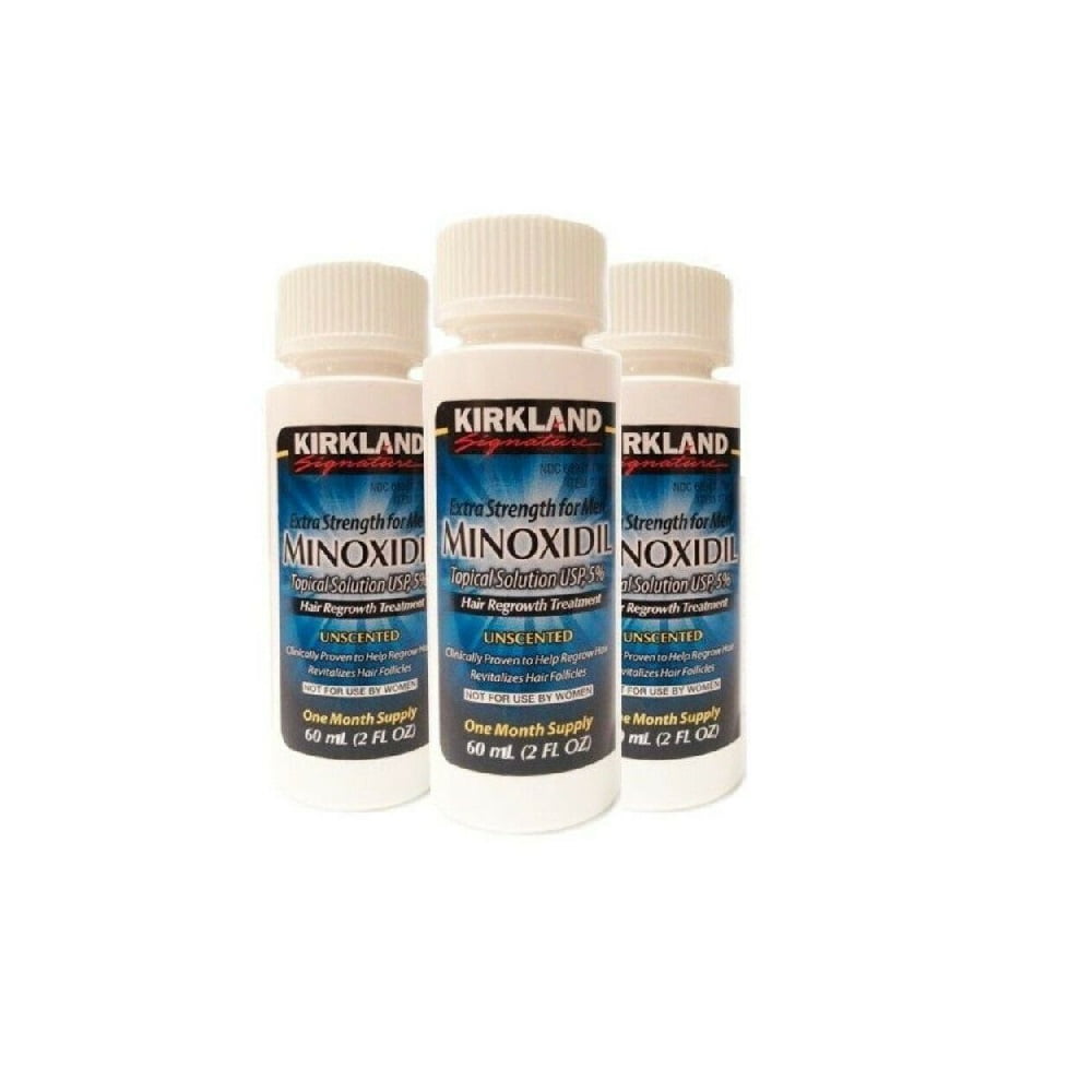 Minoxidil 5 Extra Strength Men Hair Regrowth Solution 3 Month Supply
