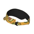 thumbnail image 3 of Disketp Avocado Dog Sun Visors for Women Men Unisex Tennis Golf Visor Hat Adjustable Summer Hats Sport Outdoor Visor Hat UV Protection Cap, 3 of 8