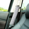 thumbnail image 6 of 4 Pack Seat Belt Cover Extra Long Seat Belt Pads for Car Soft Comfort Shoulder Strap Covers Harness Pads Helps Protect Your Neck and Shoulder(10.6 Inch,Gray), 6 of 12