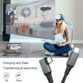 thumbnail image 4 of XIHAMA  Link Cable 16FT(5M) Compatible with Meta/Oculus Quest Link Cable, USB C to USB C VR Headset Cable with Fast Charging and 5Gbps Data Transfer for Gaming PC & USB C Chargers, 4 of 13