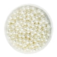 thumbnail image 1 of 500 unids 6 mm redondo Plástico Sunnimix imitación perla espaciador perlas bricolaje arte blanco, 1 of 5
