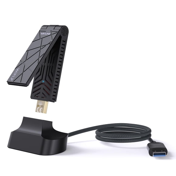 Adaptador WiFi USB WAVLINK BE6500 WiFi 7 tribanda 6452 Mbps