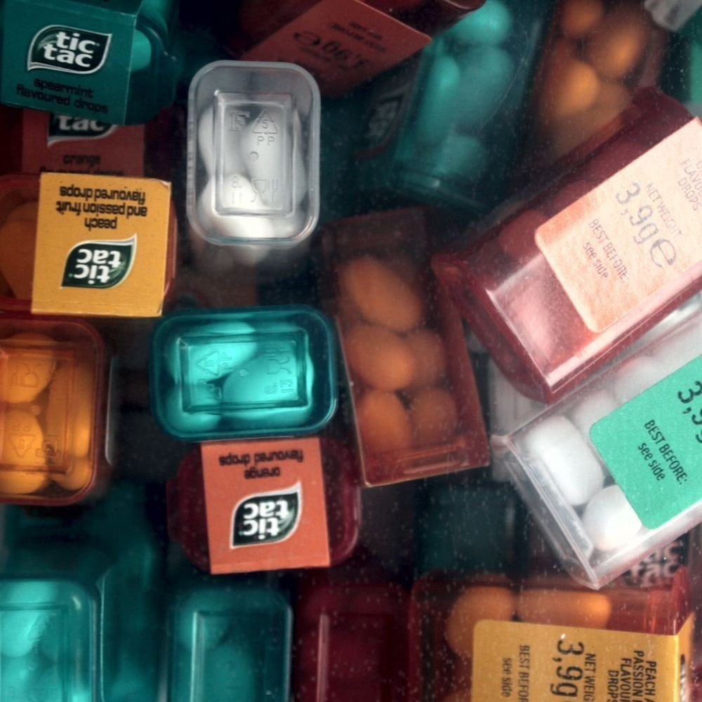 Amazon.com: TIC TAC Box with 60 Mini Boxes (Mint, Orange