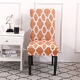 thumbnail image 2 of RisingPro Spandex Stretch Wedding Banquet Chair Cover Morocco Party Decor Dining Room Seat Cover, 2 of 7