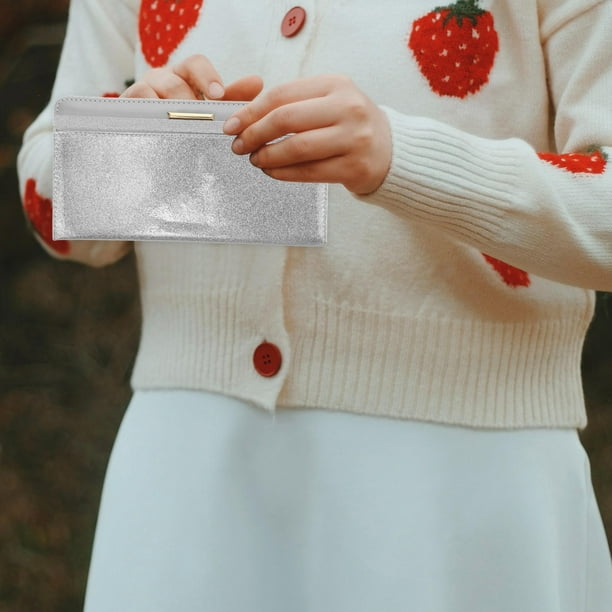 unbranded Cartera De Mujer En Resistente PU Para Almacenamiento De Pasaporte Y Tarjetas Viaje
