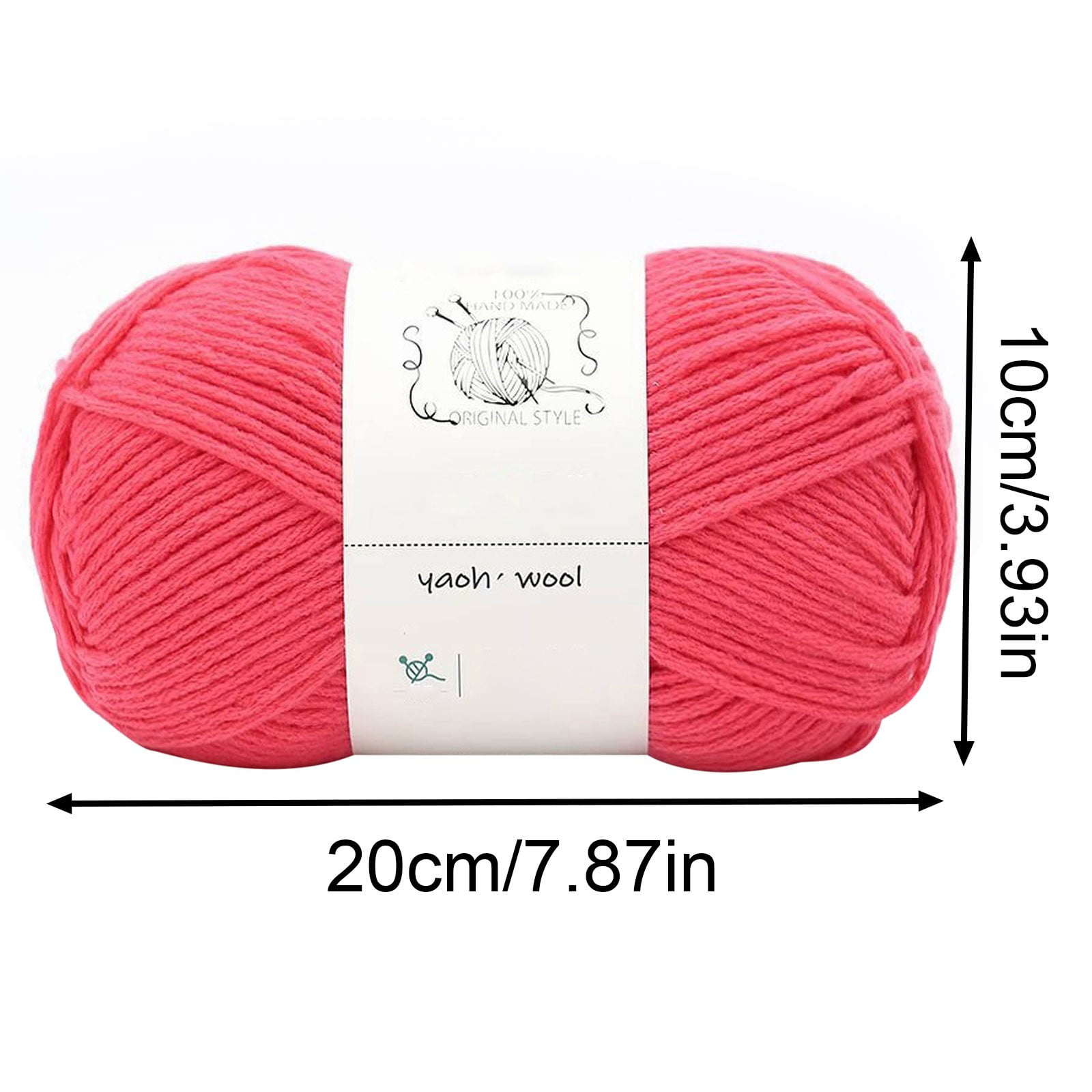 Bovemsi Clearance 1PC=100g Hand Woven Cotton Yarn Soft Crochet