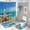 color, variant on Sunshine Beach Starfish Shower Curtain Waterproof Bathroom Curtain Set with Hooks Home Decor Bathroom Curtains