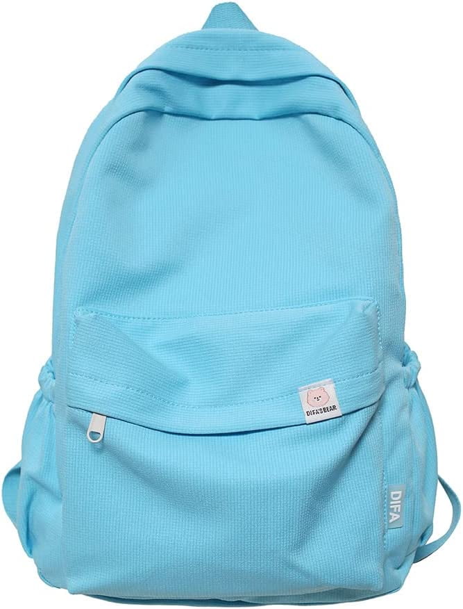 DanceeMangoo Cute Aesthetic Backpack Sage Green Backpack for School
