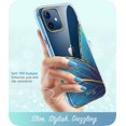 thumbnail image 3 of i-Blason Cosmo Series Case for iPhone 12 / iPhone 12 Pro 5G 6.1 inch (2020 Release), Slim Full-Body Stylish Protective Case with Built-in Screen Protector (Butterfly), 3 of 6