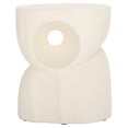 thumbnail image 2 of Safavieh Abbi Modern Magnesium Oxide Oval End Table, White, 2 of 7