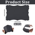 thumbnail image 2 of 50Pcs DIY Paper Blank Greeting Cards Rectangle Black 175~180x125~127x0.2mm, 2 of 5
