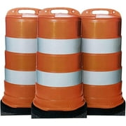 Construction Barrels (Set of Three) Life Size Cutout Standup