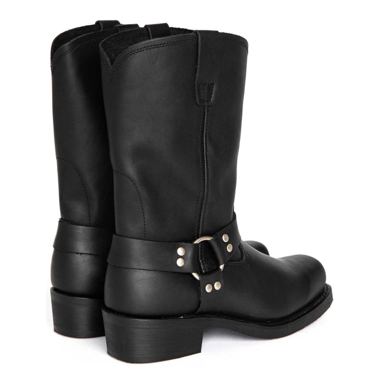 YLYL Men Mid Calf Boots PU Leather Harness Straps Square Toe  display picture 2