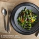 thumbnail image 4 of Gibson Elite Tribeca Loft Juego De Vajilla De 16 Piezas - Platos Y Tazones Redondos De Doble Tazón De Gres Con Esmalte Reactivo En Negro Mate Y Azul - Vajilla Rústica Moderna Para 4 Apta Para Lavavaji, 4 of 5