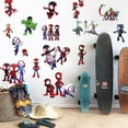 thumbnail image 2 of Spiderman Wall Stickers for Boys, Cartoon Character Stickers for Kids Room, 16 PCS PVC DIY Removable Stickers for Baby Kids Nursery Girls Bedroom Living Room Playroom Wall Decoration, 2 of 6