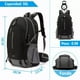 thumbnail image 5 of Mochila impermeable 50l para senderismo Negra, 5 of 5