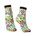 thumbnail image 4 of Bingfone Vector Mexican Otomi Style Bright Design Patterned Men'S Women'S Casual Cotton Socks, 4 of 9