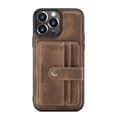thumbnail image 3 of SaniMore for iPhone 14 Pro Max 6.7" Magnetic Clasp Detachable Wallet Case, Premium PU Leather Case with Card Slot Shockproof Protective Case for iPhone 14 Pro Max Women Men, Brown, 3 of 8