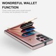 thumbnail image 7 of Wallet Case for Samsung Galaxy S22 Ultra, Vintage Premium PU Leather Ultra Slim Case with Card Holder, Protective Anti-drop Magnetic Clasp Phone Case for Samsung Galaxy S22 Ultra, Rosegold, 7 of 7