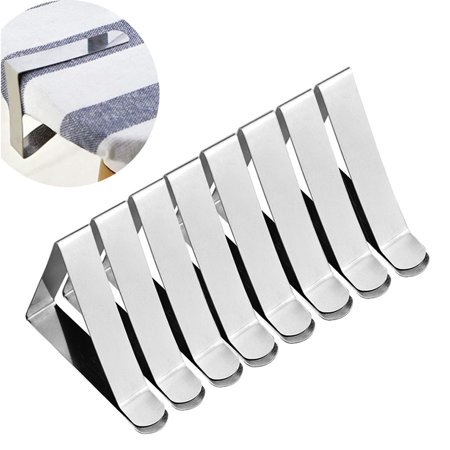 

PhoneSoap Fixed Clamp Cover Clips Clips Steel Tablecloth Table 8Pcs Tablecloth Stainless Tools & Home Improvement silver