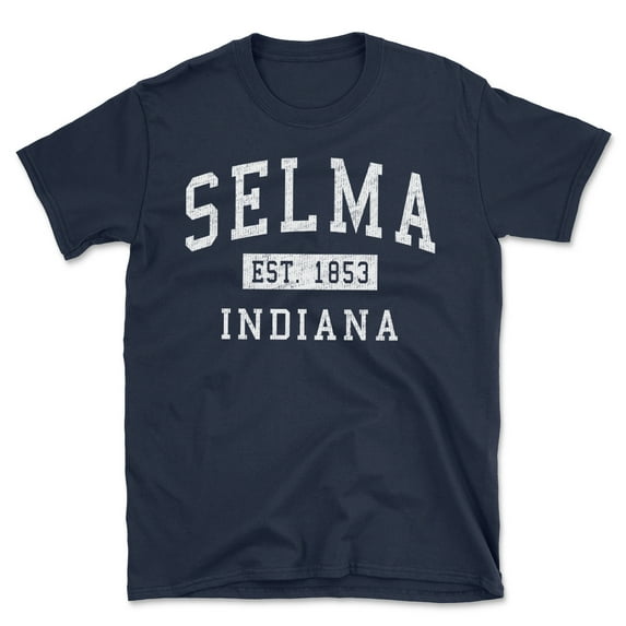 Selma Indiana Classic Established Men's Cotton T-Shirt