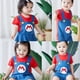 thumbnail image 4 of Disfraz de Cosplay de Anime para bebé de 0 a 2 años, traje para gatear, mono de Super Mari Bros, traje de baile divertido para niño, sombrero, regalos, 4 of 4