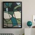 thumbnail image 5 of Multicolor Stained Glass I Premium Framed Print, in Gold, Black, or Silver - Ready to Hang, 5 of 9