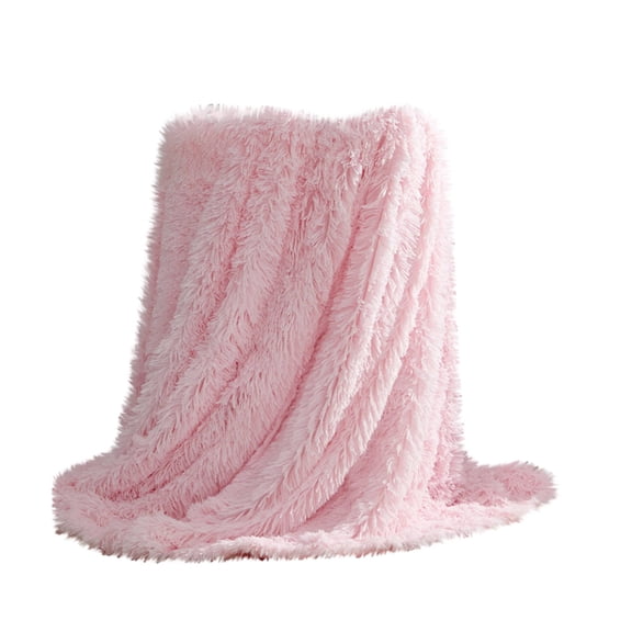 Hvmvliv Fleece Blanket-31x47in Plush Throw Blanket, Super Soft Furry Fleece Blanket for Couch, Cozy Blankets for Sofa Bed, Cute Blanket for Bedroom Living Room B
