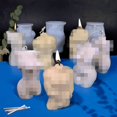 thumbnail image 1 of Molde de silicona para velas, bricolaje, creativo, yeso, piedra fragante, herramienta de molienda decorativa, 1 of 5
