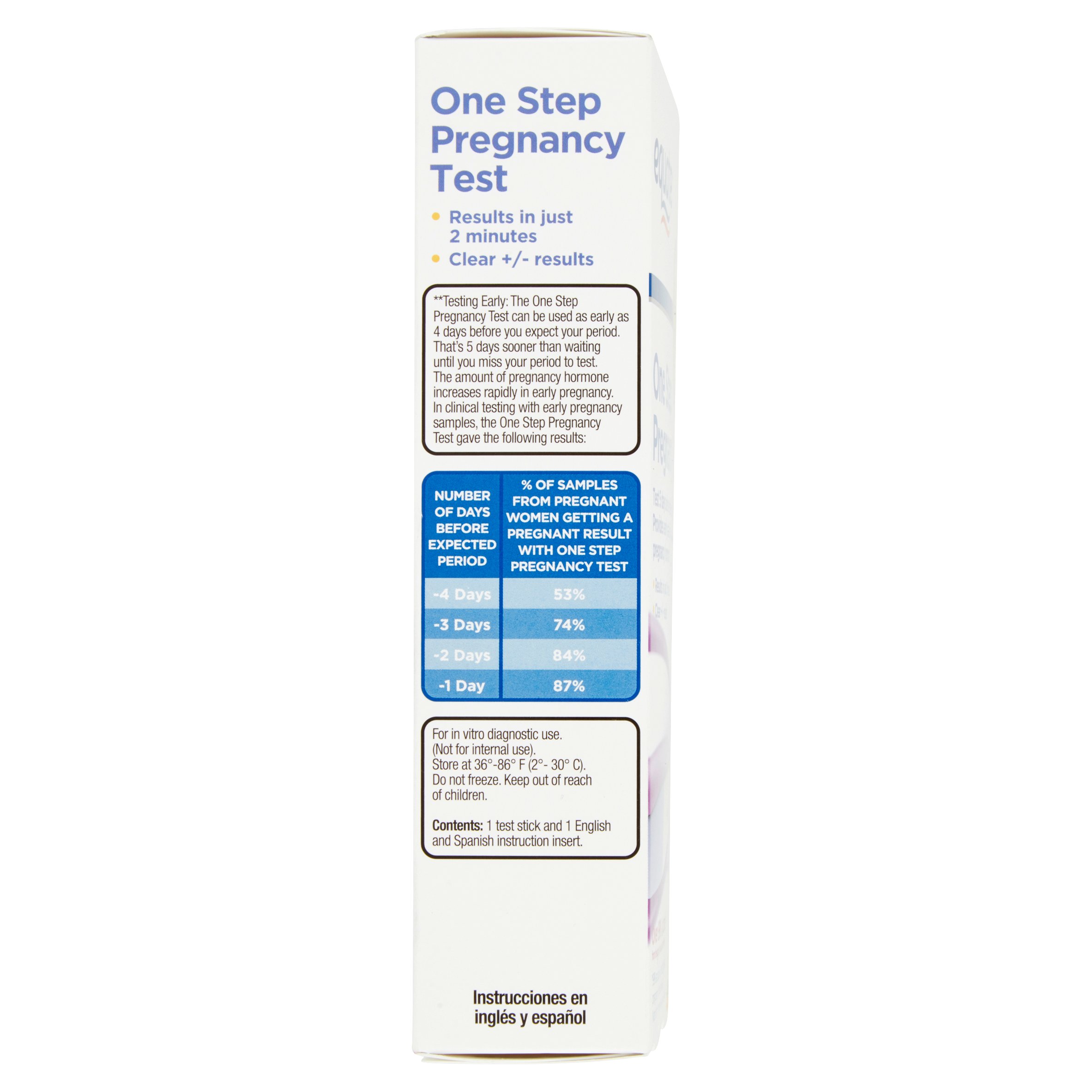 Equate One Step Pregnancy Test - image 3 of 5