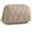 Khaki, variant on Makeup Bag, Travel Cosmetic Bag, Puffy Padded Make Up Bag for Women, Makeup Organizer Case, Wide-open Pouch Purse, Travel Essentials, Toiletries Bag