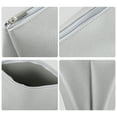 thumbnail image 7 of Unique Bargains 1 Pcs Portable Makeup Bag Toiletry Bag Cosmetic Organizer for Travel Storage Bag Leather, Silver Tone, 7 of 7