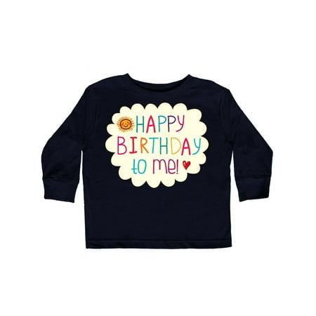 

Inktastic Happy Birthday to Me Gift Toddler Boy or Toddler Girl Long Sleeve T-Shirt