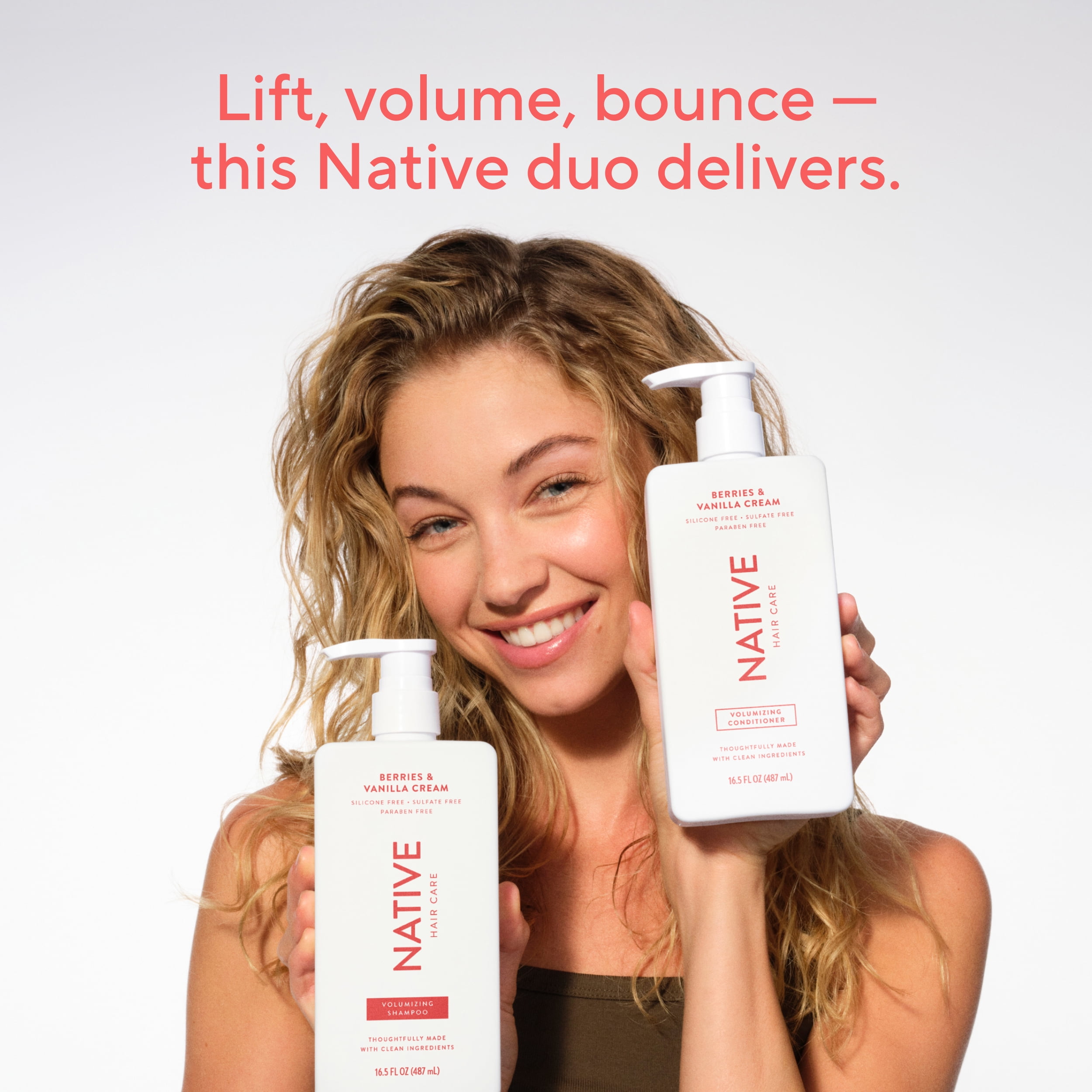 (6 pack) Native Volumizing Conditioner Berries and Vanilla Cream 16.5 fl oz