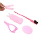 thumbnail image 5 of Peine para cejas cepillo para limpieza facial protector de pestañas silicona suave al tacto para maquillaje Amonsee Otros, 5 of 8