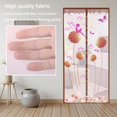 thumbnail image 3 of 35"x83" Magnetic Screen Door Mesh - Heavy Duty Fly Bug Barrier with Strong Magnet Closure, Hands-Free Self-Closing Net for Front/Back Doors, Pet & Kid, 3 of 5