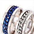 thumbnail image 4 of Anillos de Cadena Giratorios Antiestrés Geniales para Hombres, Anillo Relajante Antiansiedad de Acero Inoxidable, Fidget Spinner B-62,5 mm, 4 of 5