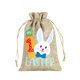 thumbnail image 2 of Bolsa de regalo de Pascua con cordón de lino, adornos navideños, huevos de conejito, elementos para niños, Pascua, dulces, Halloween, otoño, decoración del hogar, adornos navideños, 2 of 6