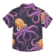 Dailycode Small Short Sleeve Button Down Shirts Cute Octopus on Sea ...