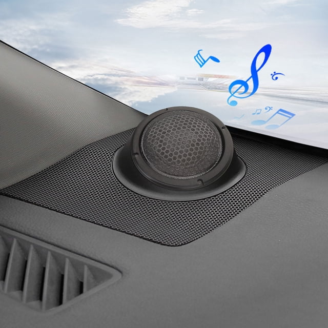 BESTYASH 2 Pcs Filet de Protection Noir pour Haut-Parleur de Voiture Compatible avec Subwoofer 5 Pouces et Accessoires Audio