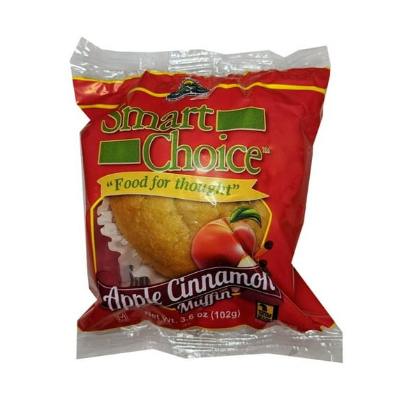 Smart Choice Apple Cinnamon Muffins, 3.6 Ounce -- 48 per case.