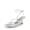 SILVER-PU-1, variant on Women’s High Stilettos Open Square Toe Ankle Strap Heels Sexy Comfort Strappy Dress Shoes Wedding Bridal Pumps Sandals