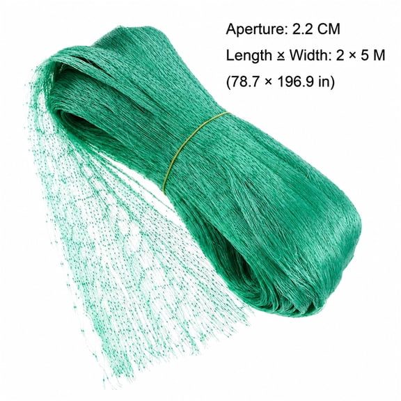 Gift Giving Clearance! Garden Bird Netting, Plant Protection Netting, Fruit Tree Netting, Pond Netting, Outdoor Garden Mesh Netting, for Plants, Fruit Trees, Ponds, Outdoor Gardens (Green, 2 × 5 m)