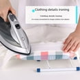 thumbnail image 4 of Space-Saving Foldable Mini Ironing Board for Home Use - Compact Desktop Design, Durable Material, Versatile for Shirts/Pants, User-Friendly Essential Ironing Accessory with Stylish Checkered Pattern, 4 of 5