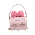 thumbnail image 1 of Bolso de hombro con solapa para mujer, mini bolso de cadena, pequeño y elegante, bolso de mano para exteriores Rosa, 1 of 9